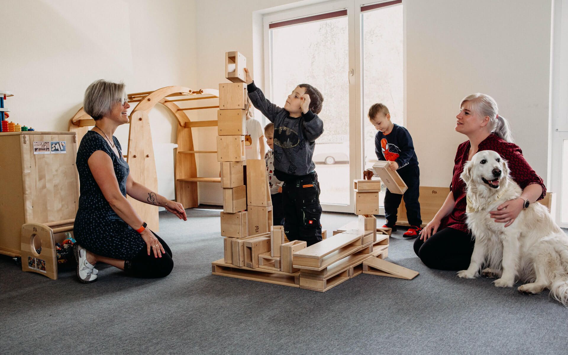 Kinder beim spielen